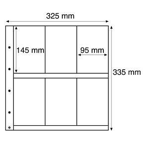 Maximum Kunststoffhüllen, für  alte Postkarten, Hochformat,  glasklar, 5er Pack