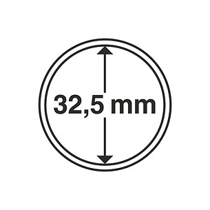 Grips Münzkapseln  32,5 mm, 10er Pack