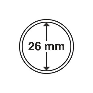 Münzkapseln GRIPS 26 mm, 10er Packs