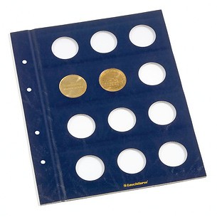 Münzblätter VISTA, für franz. Touristik-Medaillen, 2er Pack