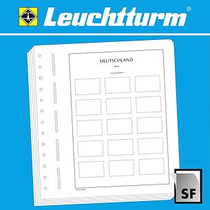 Leuchtturm Blankoblätter für Automatenmarken Typ 'Klüssendorf', Berlin, 12er Pack