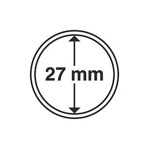 Grips Münzkapseln  27 mm, 10er  Pack