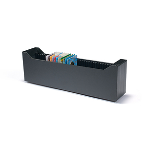 Logik Archivbox für 40 Goldbarren im Blister oder Coin Cards, Hochformat, schwarz