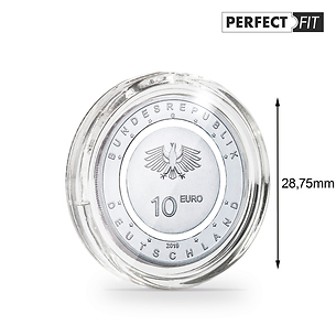 Ultra Perfect Fit Münzkapseln für deutsche 10 Euro (28,75 mm), 10er-Pack