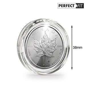 Ultra Perfect Fit Münzkapseln für 1 oz. Maple Leaf Silber (38,00 mm), 10er-Pack