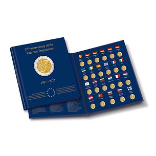 Münzalbum PRESSO Erasmus für 23x 2€ Münzen 2022