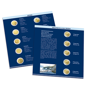 Numis Nachtrag 2024 für 2 Euro Album, deutsch