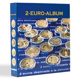 NUMIS 2-EURO-Vordruckalbum aller Euro-Länder, französische/englische Version
