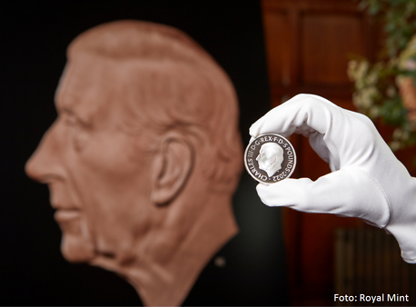 Royal Mint stellt offizielles Bildnis von König Charles III. vor
