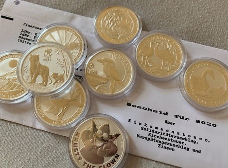 Ende der Differenzbesteuerung für Silberanlagemünzen