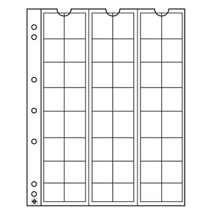 Numis Münzhüllen, 48 Fächer bis 17 mm Ø, 5er Pack