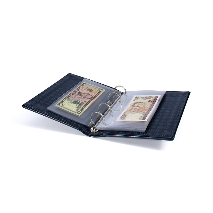 Charta Banknotenalbum, inkl. 40 Hüllen, schwarz