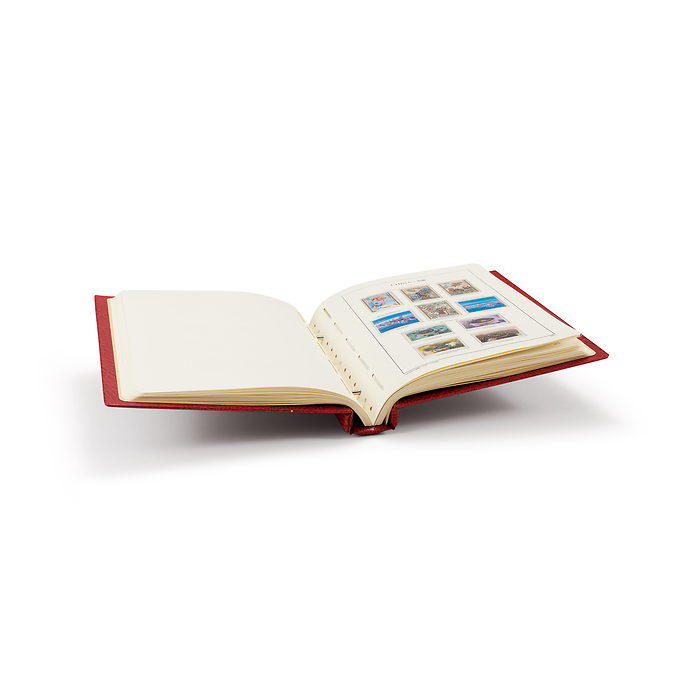 Leuchtturm Vordruckalbum mit Klemmtaschen 'China 2025', rot