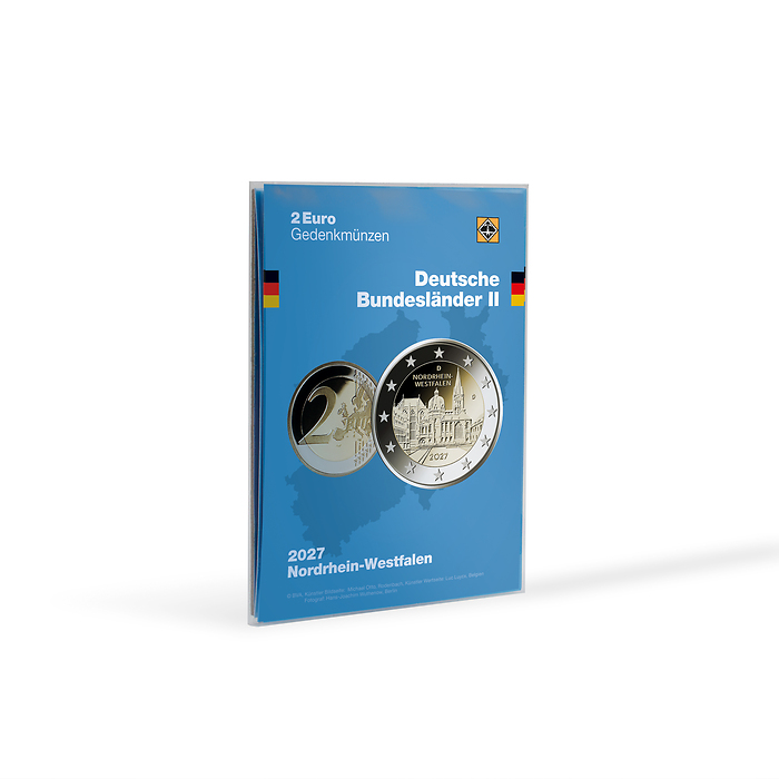 Münzkarte für deutsche 2-Euro-Gedenkmünze 2027 (Aachener Dom)