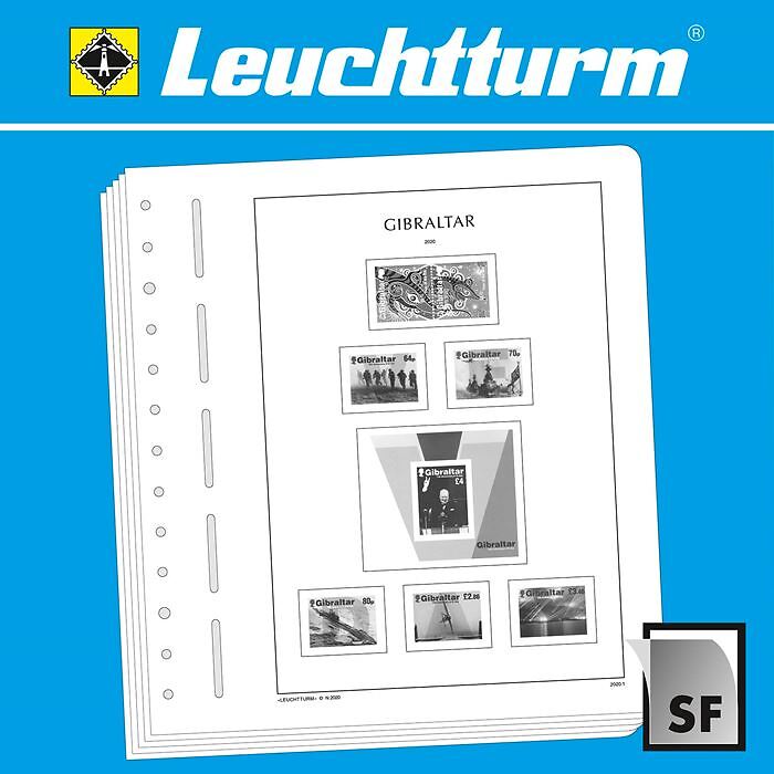 LEUCHTTURM SF-Vordruckblätter Gibraltar 2000-2009