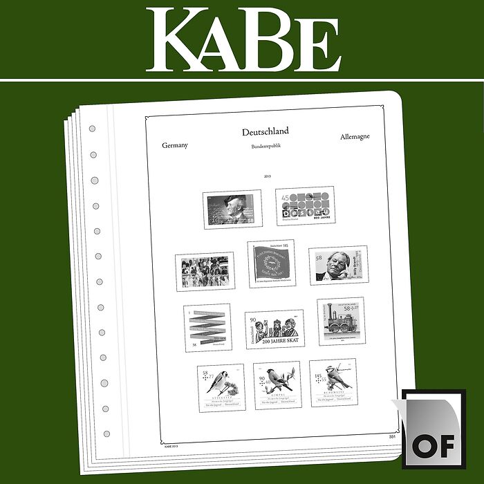 KABE OF-Vordruckblätter Deutsches Reich Böhmen und Mähren 1939-1944