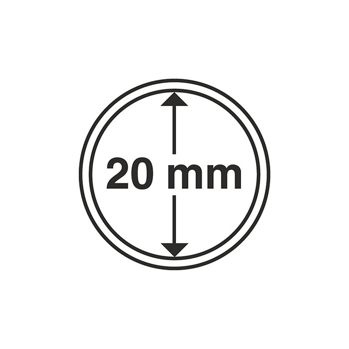 Grips Münzkapseln  20 mm, 10er  Pack