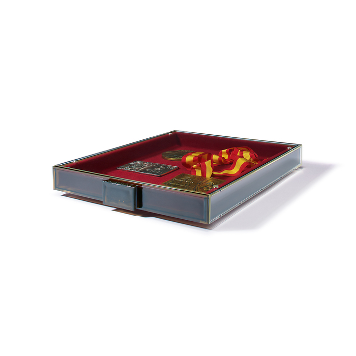 Münzbox ohne Facheinteilung 210x270 mm, rauchfarben