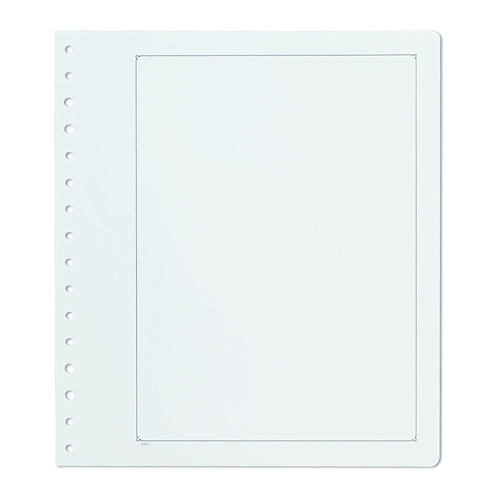 KABE Blankoblätter Albumpapier mit schwarzer traditioneller  Randlinie, 10er Pack
