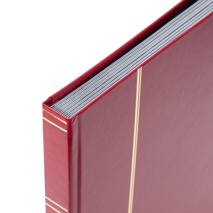Einsteckbuch BASIC, DIN A4, 32 schwarze Seiten, unwattierter Einband, rot