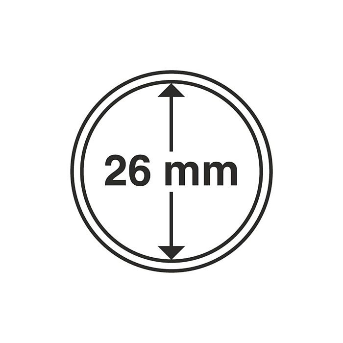 Münzkapseln GRIPS 26 mm, 10er Packs