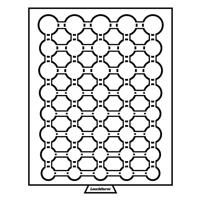 MB Münzbox für 5 Euro-Münzensätze in Kapseln, rauchfarben