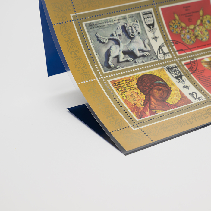 hawid Blocktaschen 165x95 mm Schaufix, schwarze Trägerfolie  / 1210