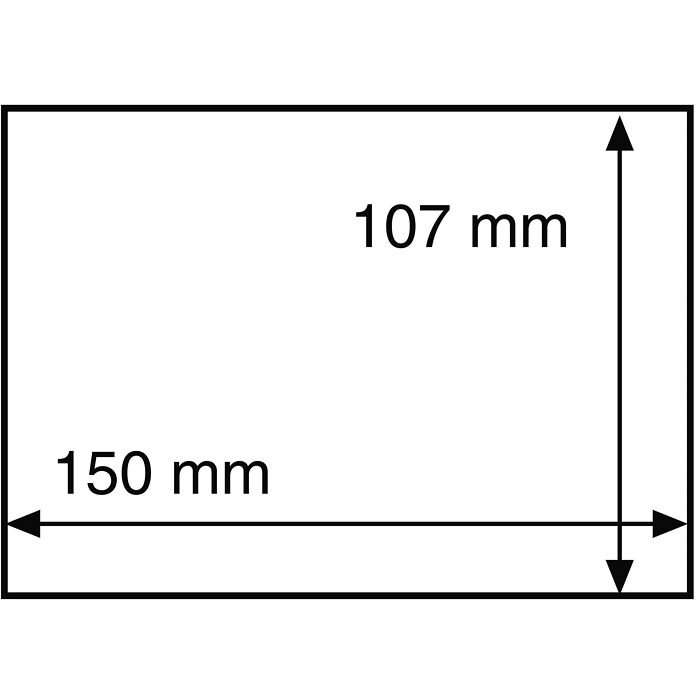 HP Schutzhüllen 150x107 mm, 50er Pack