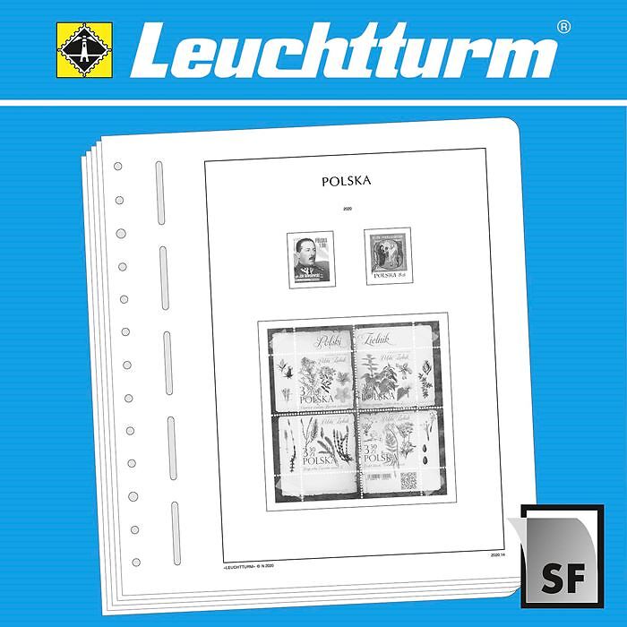 LEUCHTTURM SF-Vordruckblätter Polen 2000-2004
