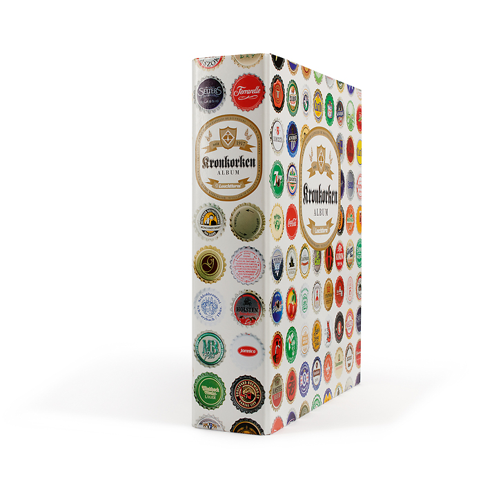 Grande Ringbinder für Kronkorken, inkl. 5 Compart Hüllen