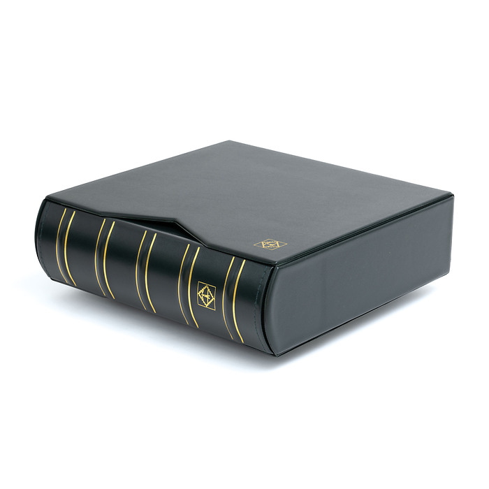 Album für 200 FDCs oder Briefe in C6, inkl. Schutzkassette,  grün