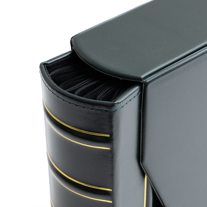 Album für 200 FDCs oder Briefe in C6, inkl. Schutzkassette,  grün