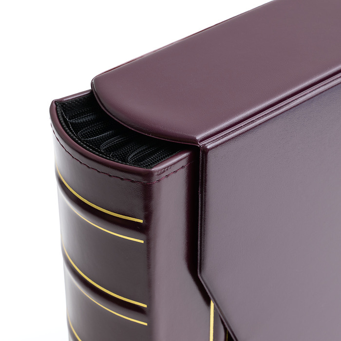 Album für 200 FDCs oder Briefe in C6, inkl. Schutzkassette,  rot