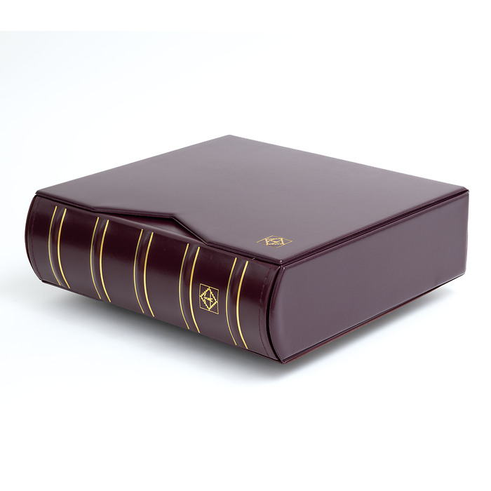 Album für 200 FDCs oder Briefe in C6, inkl. Schutzkassette,  rot