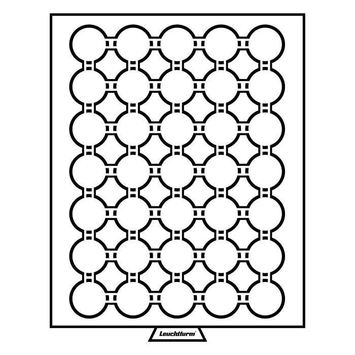 MB Münzbox mit 35 Fächer für GRIPS 28+ GRIPS 27, rauchfarben