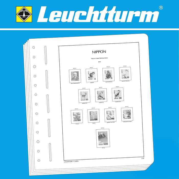 LEUCHTTURM SF-VordruckblätterJapan 1958-1969