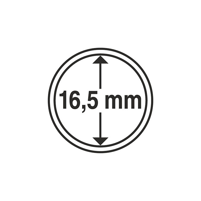 Grips Münzkapseln  16,5 mm, 10er Pack