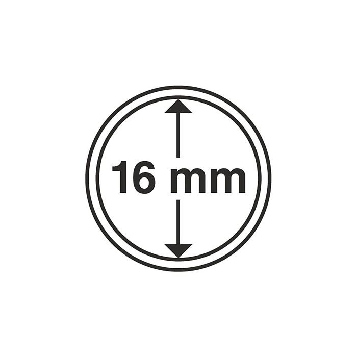 Münzkapseln GRIPS 16 mm, 10er Pack