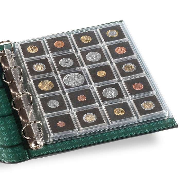 Encap Kunststoffhüllen für 20  Quadrum Münzkapseln, 2er Pack