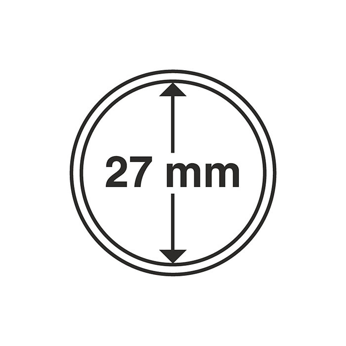 Grips Münzkapseln  27 mm, 10er  Pack