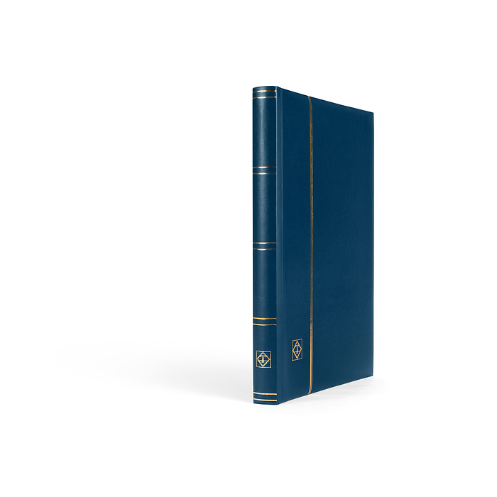 Comfort Einsteckbuch, DIN A4,  32 schwarze Seiten, wattierter Einband, blau