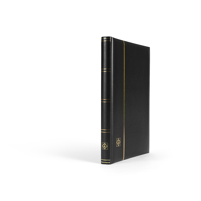 Comfort Einsteckbuch, DIN A4,  32 schwarze Seiten, wattierter Einband, schwarz