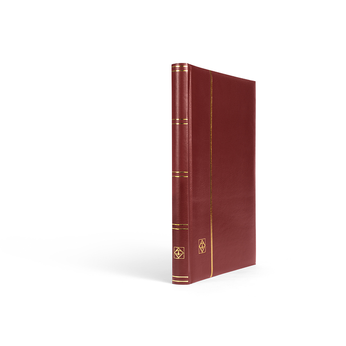 Comfort Einsteckbuch, DIN A4,  32 schwarze Seiten, wattierter Einband, weinrot