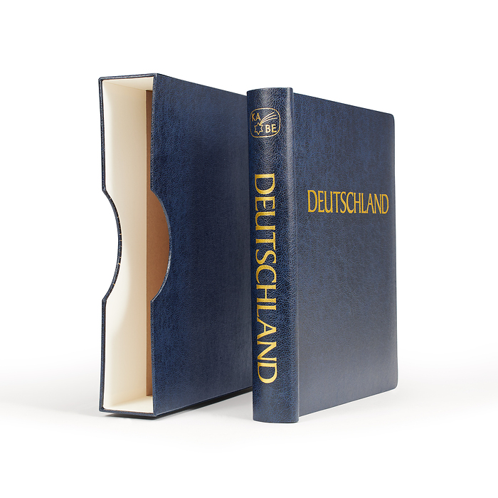 KABE Atlas Klemmbinder, Deutschland, inkl. Schutzkassette, blau