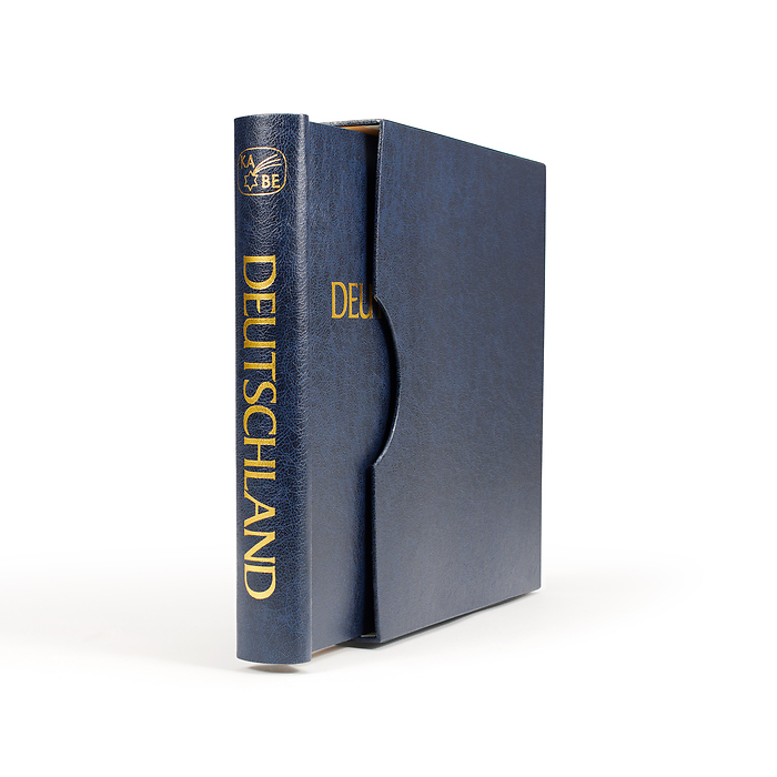 KABE Atlas Klemmbinder, Deutschland, inkl. Schutzkassette, blau