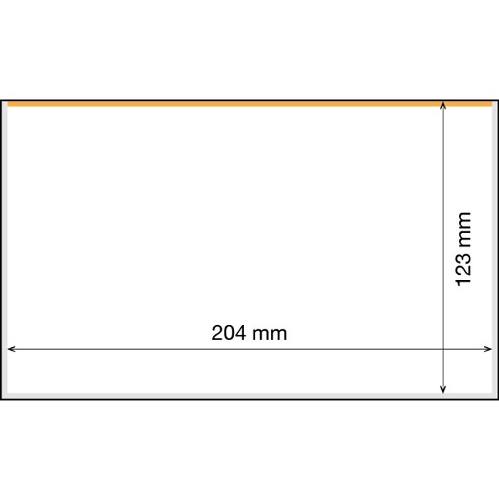 Basic 204 Banknoten Schutzhüllen, 50er Pack