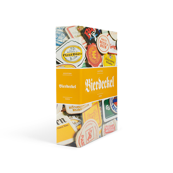 Grande Ringbinder für Bierdeckel, inkl.15 transparenter Hüllen für je 6 Bierdeckel