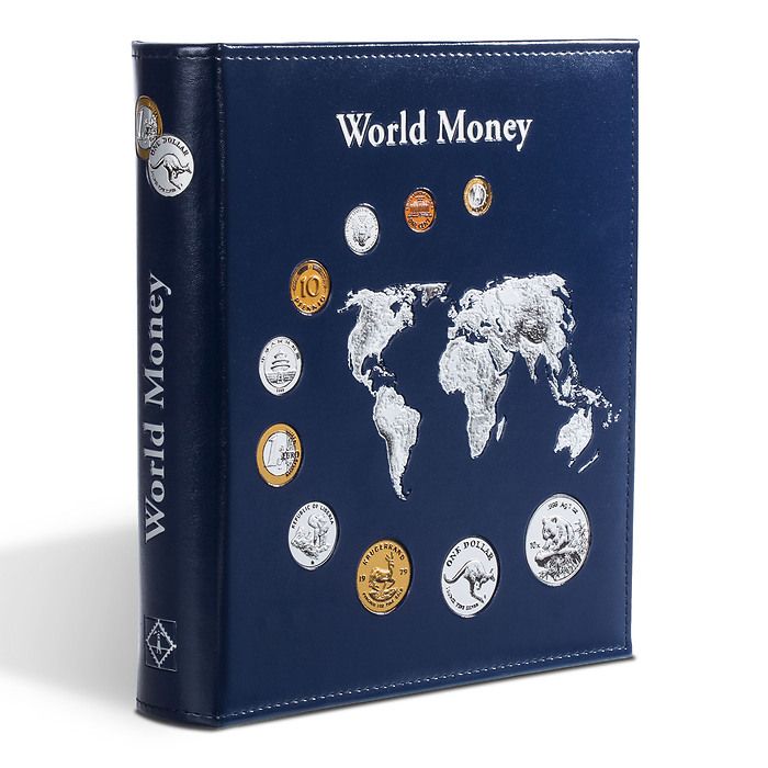 Münzenalbum OPTIMA „World Money“, inkl. Schutzkassette