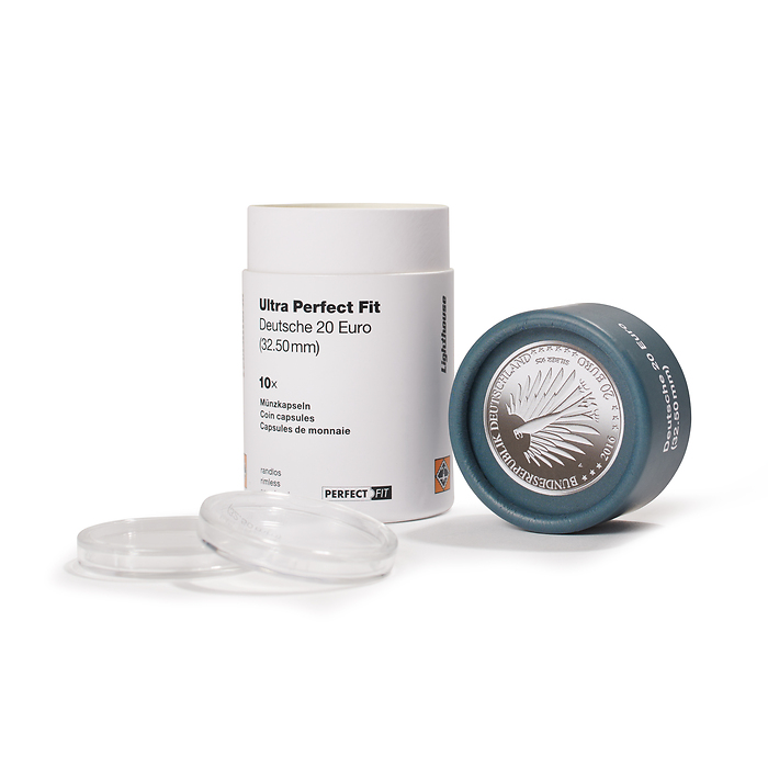 Ultra Perfect Fit Münzkapseln für deutsche 35 Euro (32,50 mm), 10er-Pack