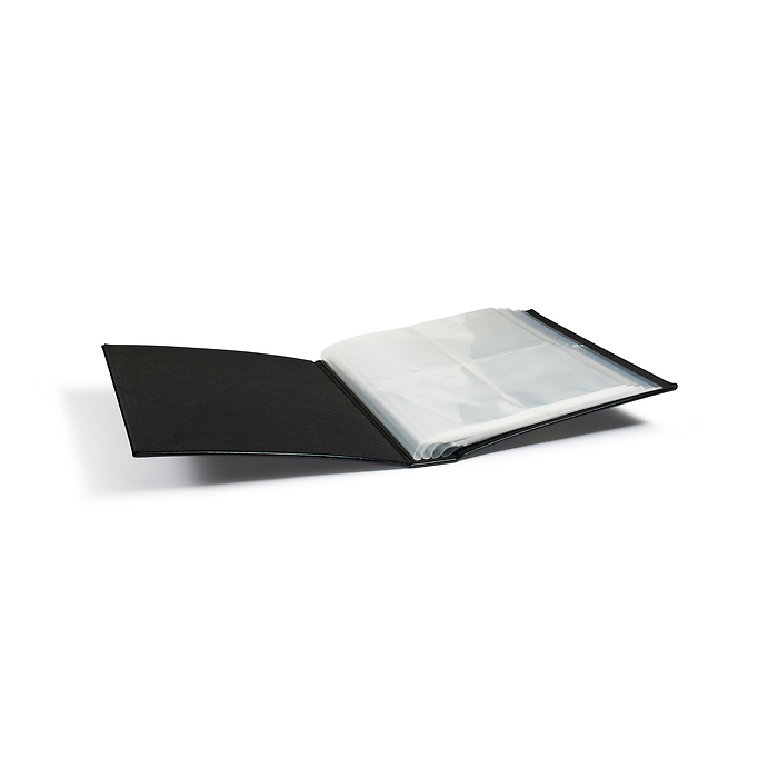 Konvolut 4C Album für 400 Postkarten, schwarz